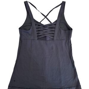Lululemon Women's Sleeveless Hot To Street Strappy Back Tank Top Black Size 6